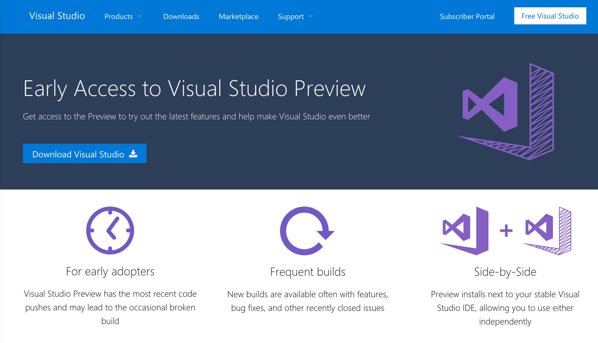 Visual Studio Preview gives developers early look at features