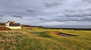 The 16th green at West Kilbride Golf Club