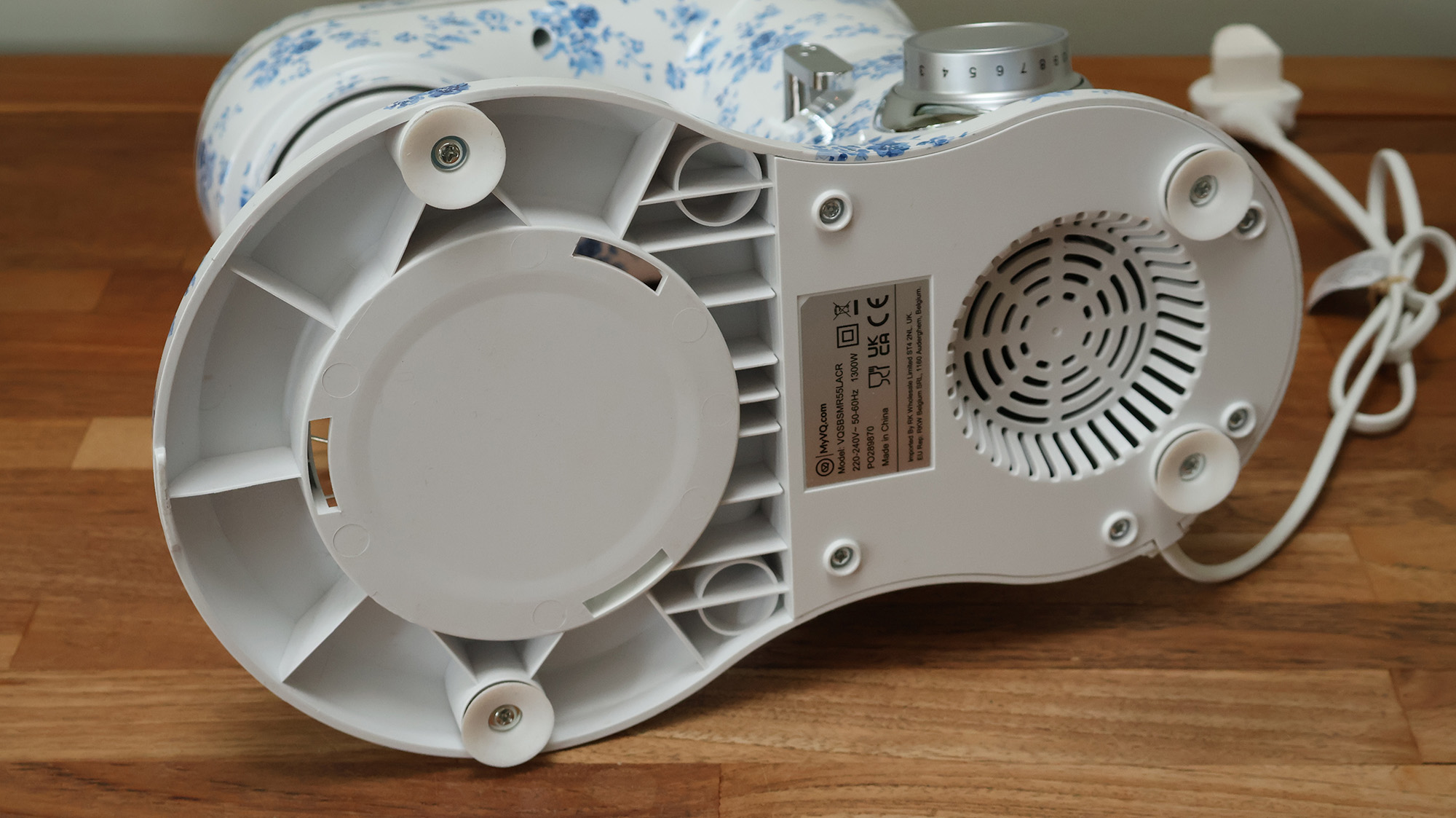 Laura Ashley stand mixer underside