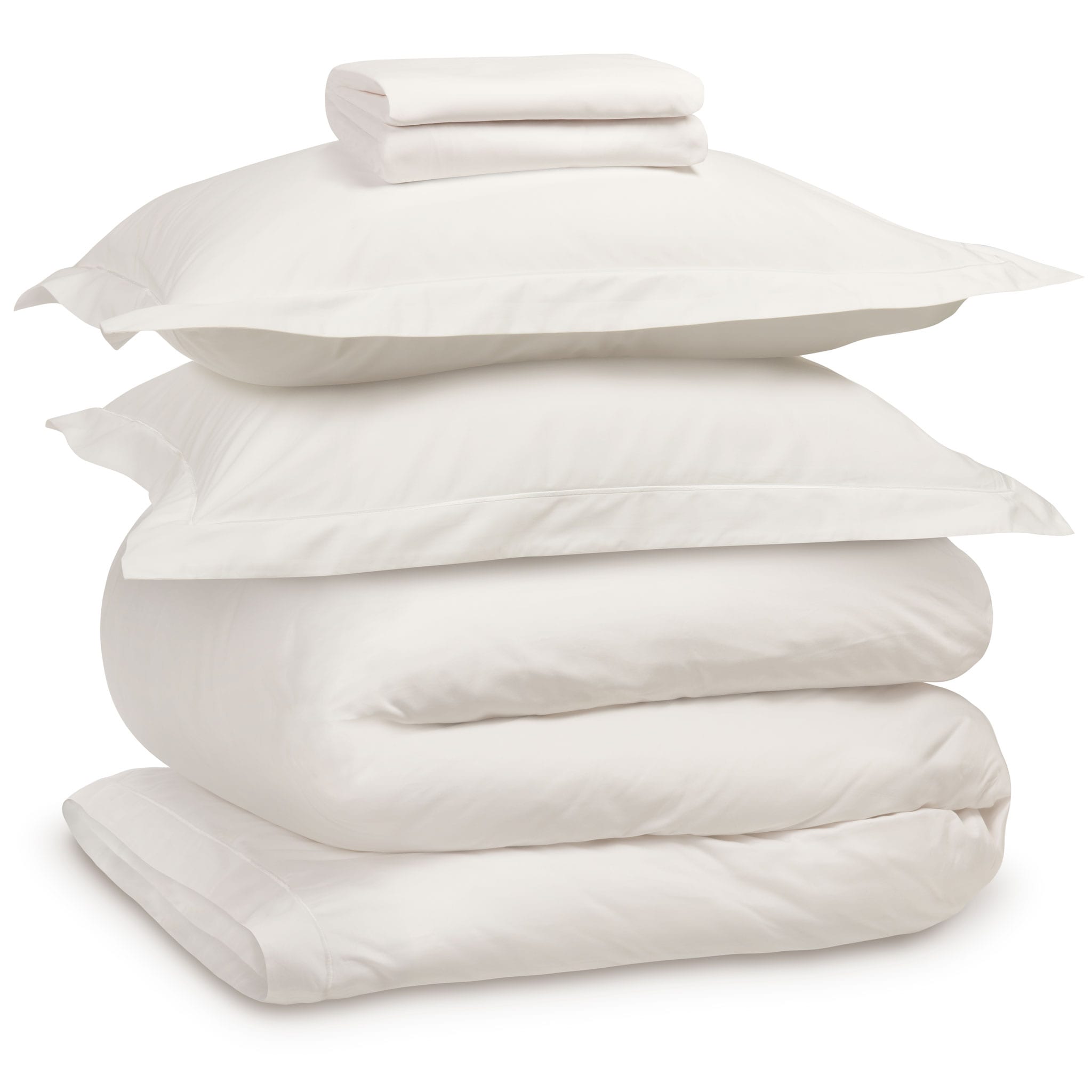 Egyptian Cotton Bedding Bundle - Single / Standard (30cm Depth) / Standard (50x75cm)