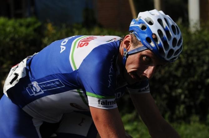 Johan Coenen (Differdange-Losch) on his own during Stage 3 at Tour de Singkarak