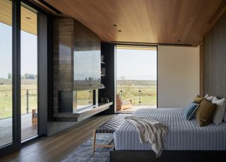 Bedroom inside Black Fox Ranch, CLB Architects