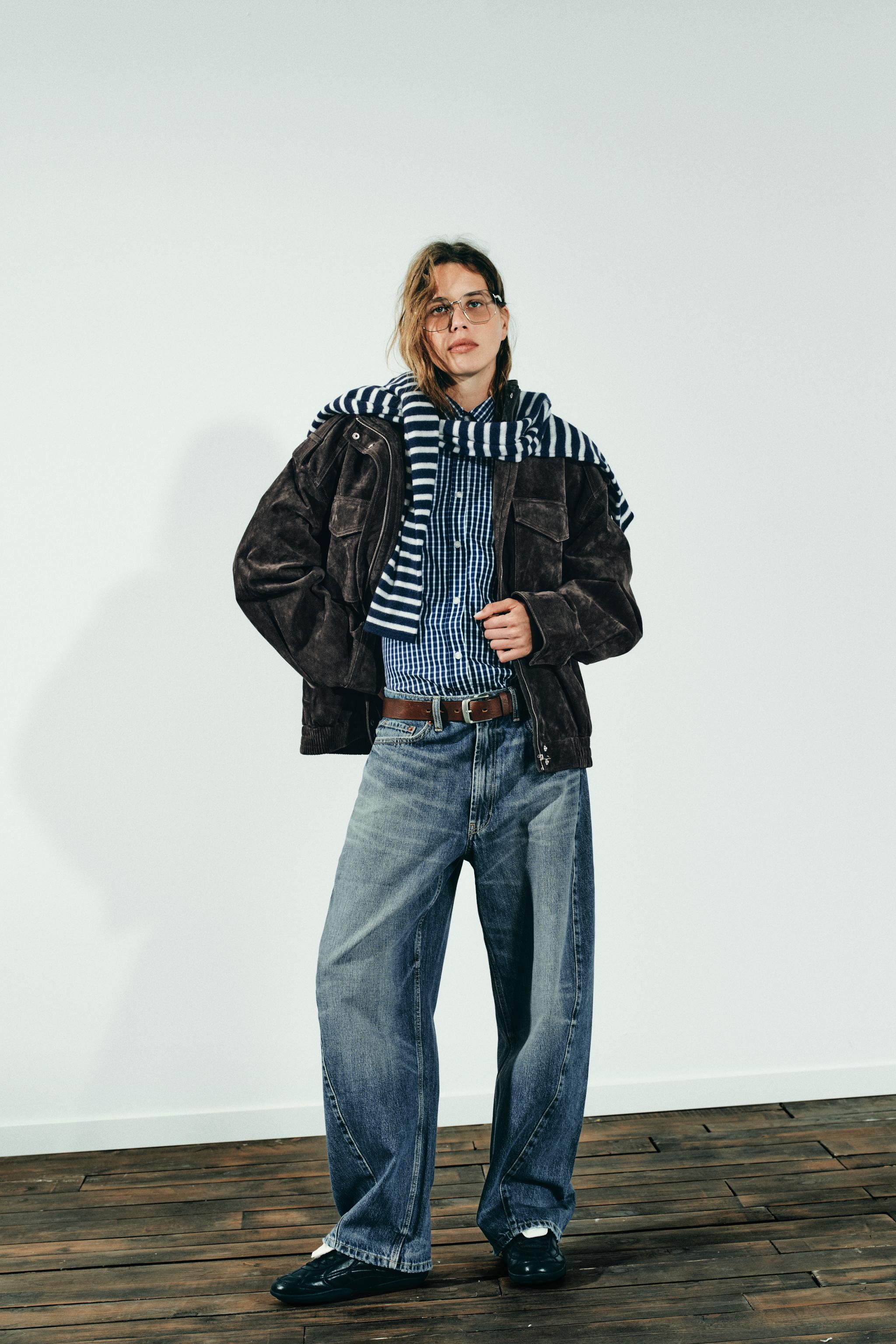 Trf Mid-Rise Baggy Balloon Jeans