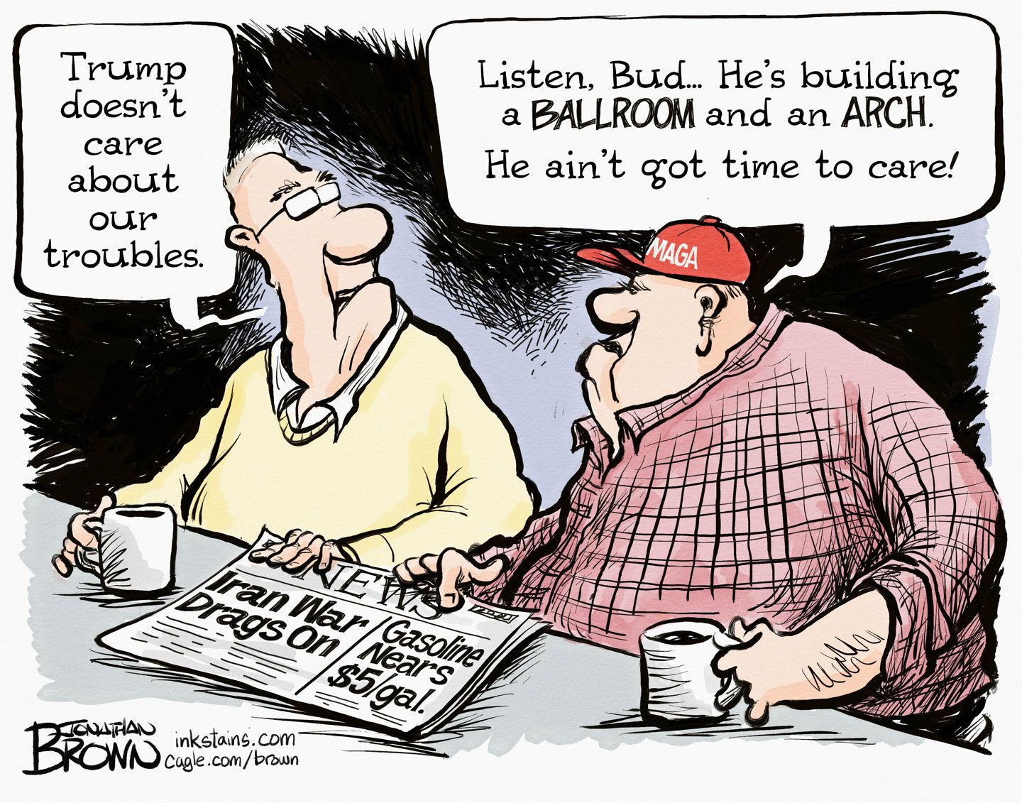 
                                Political cartoon
                            