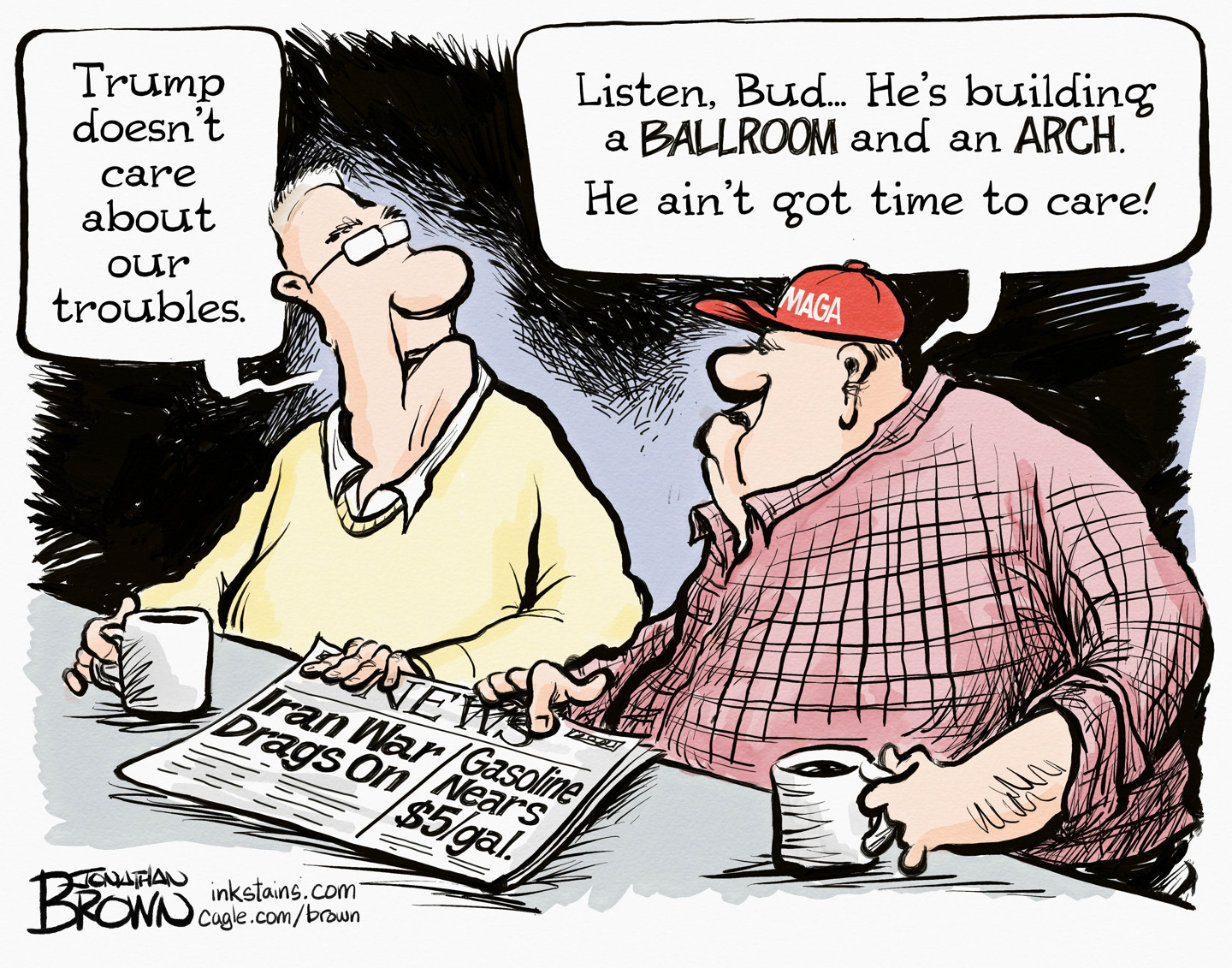 Political cartoon