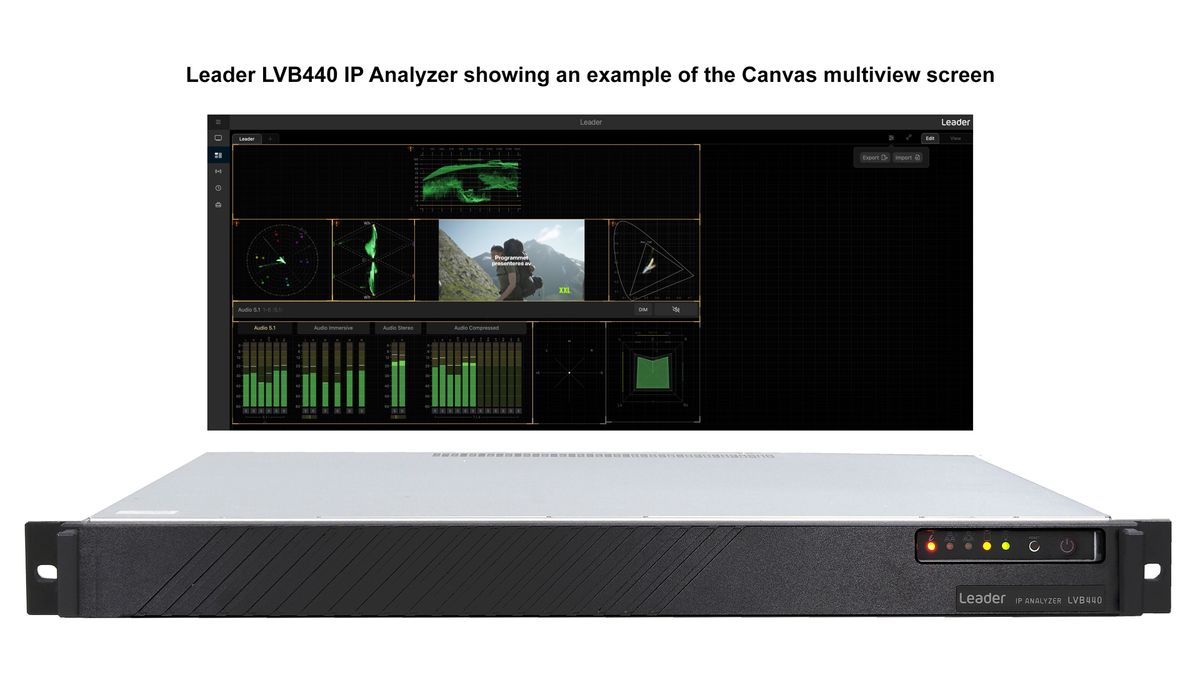 Leader Expands LVB440 IP Analyzer with New Measurement Tools - Vimarsana News