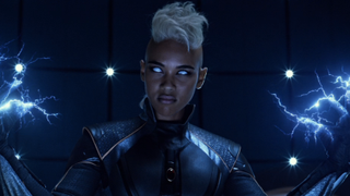 Alexandra Shipp as Storm in X-Man: Apocalypse