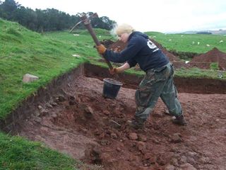Scotland Roman Raid excavation