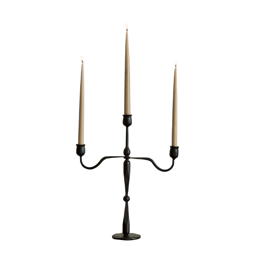 Forged Iron Candelabra