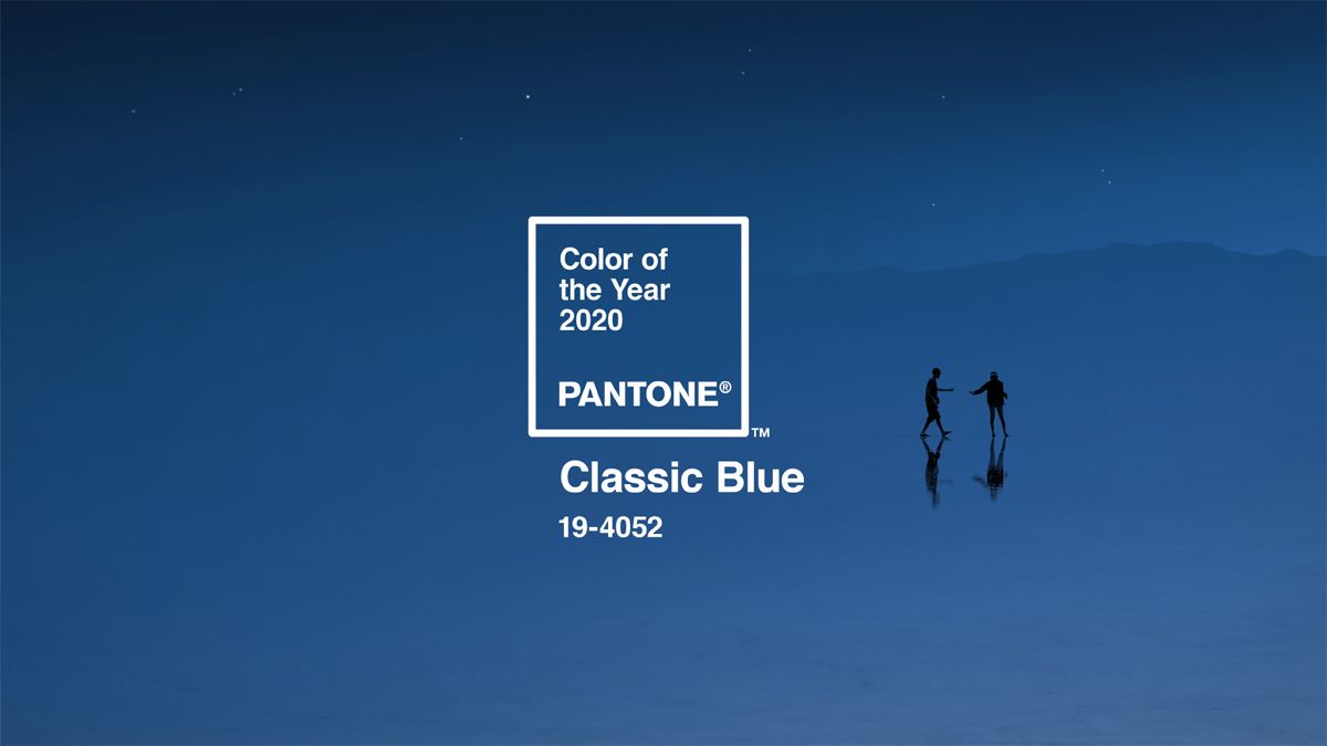 Pantone Classic Blue sample pack