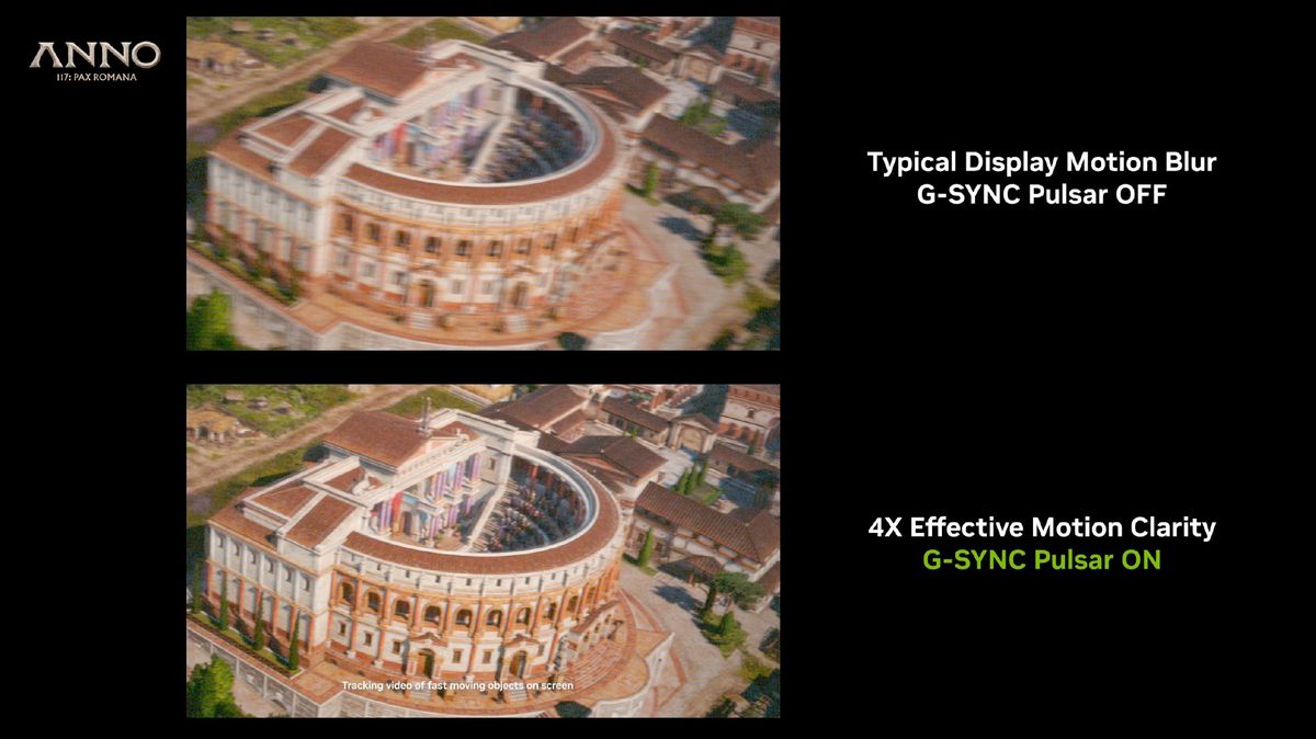 Nvidia slide explaining new G-Sync Pulsar technology.