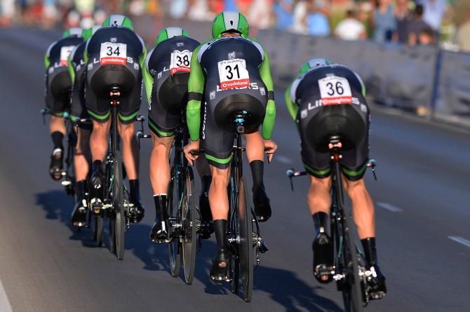 Belkin took a solid 8th place in the Vuelta a Espa&ntilde;a team time trial