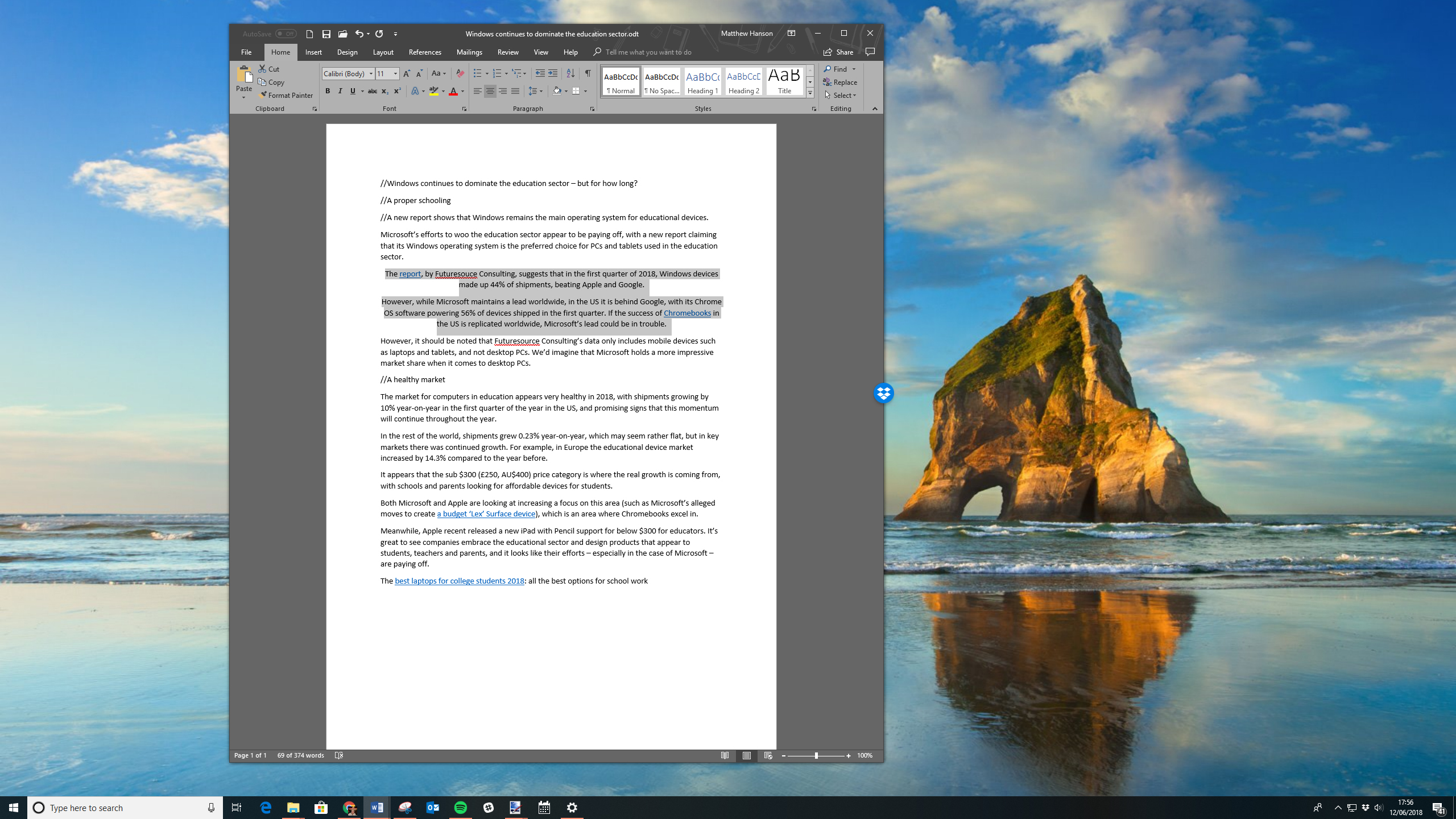 max the window in microsoft word for mac