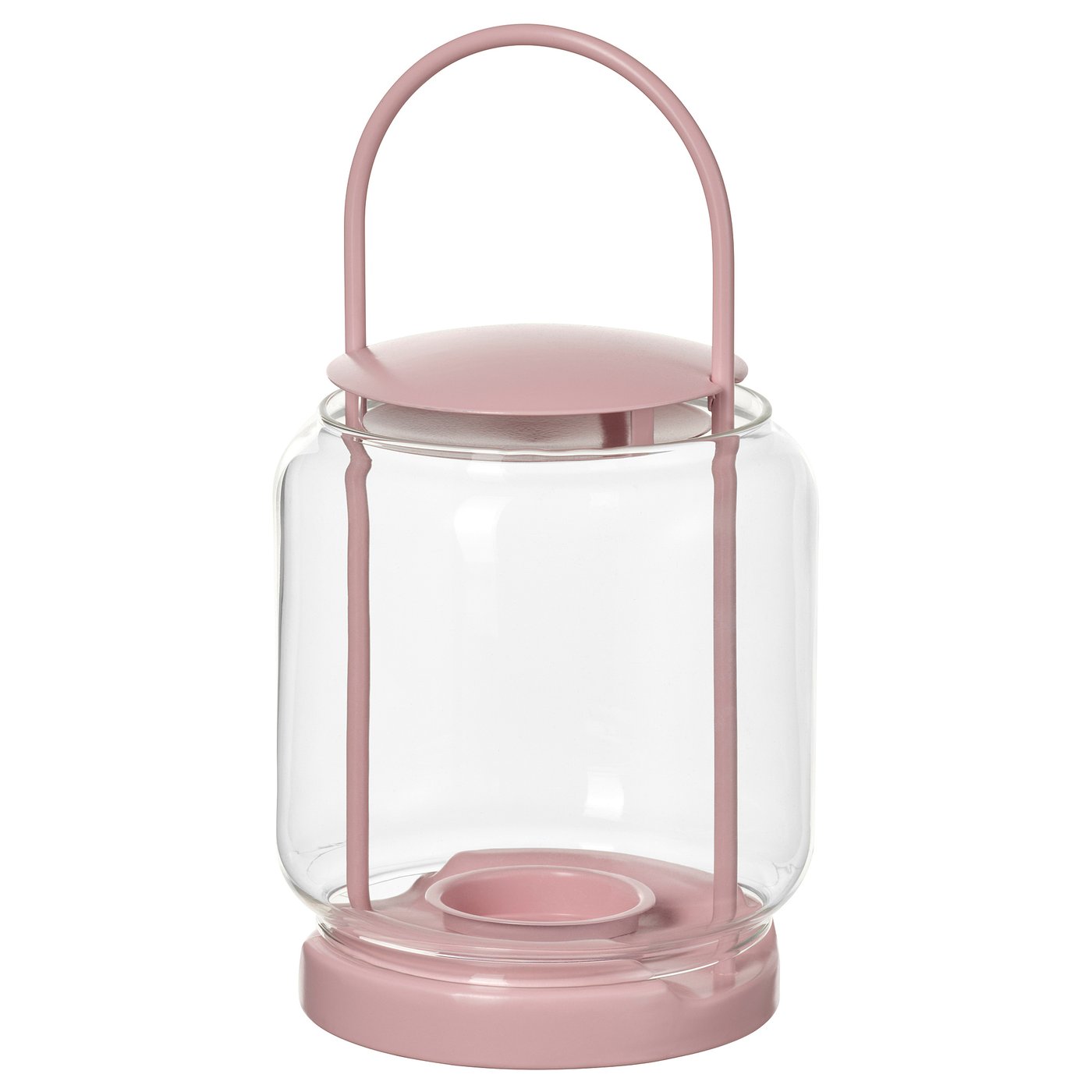 Tofsand Lantern F/tealight, Indoor/outdoor - Pink 8 &amp;frac14; "