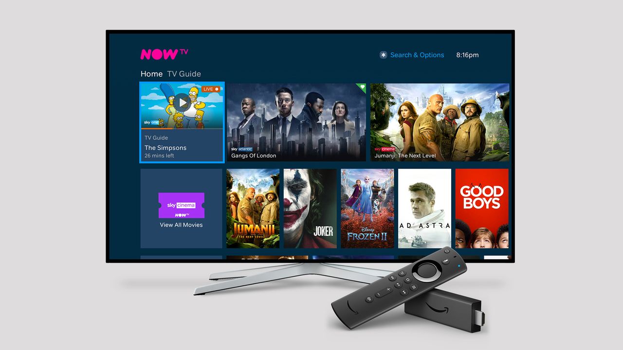 Amazon Prime Video Now TV Sky