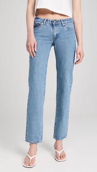 Abrand Damen-Jeans „Katie“ mit geradem Bein, Katie, Blau, 28