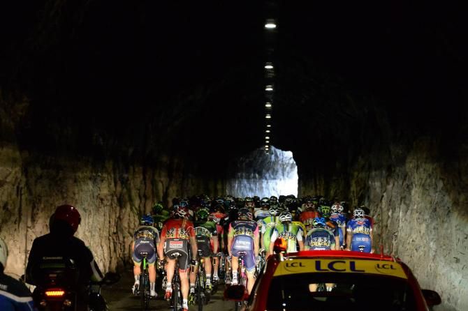 The final stage heads through a tunnel