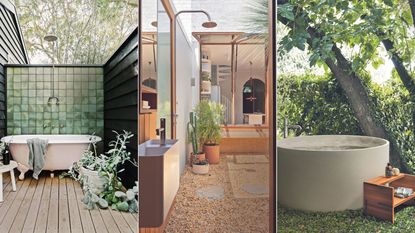 Outdoor bathroom ideas