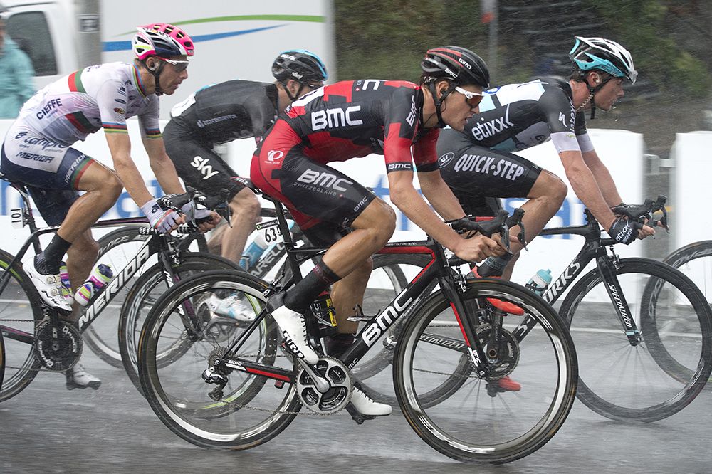 Silvan Dillier was one of six riders in the break