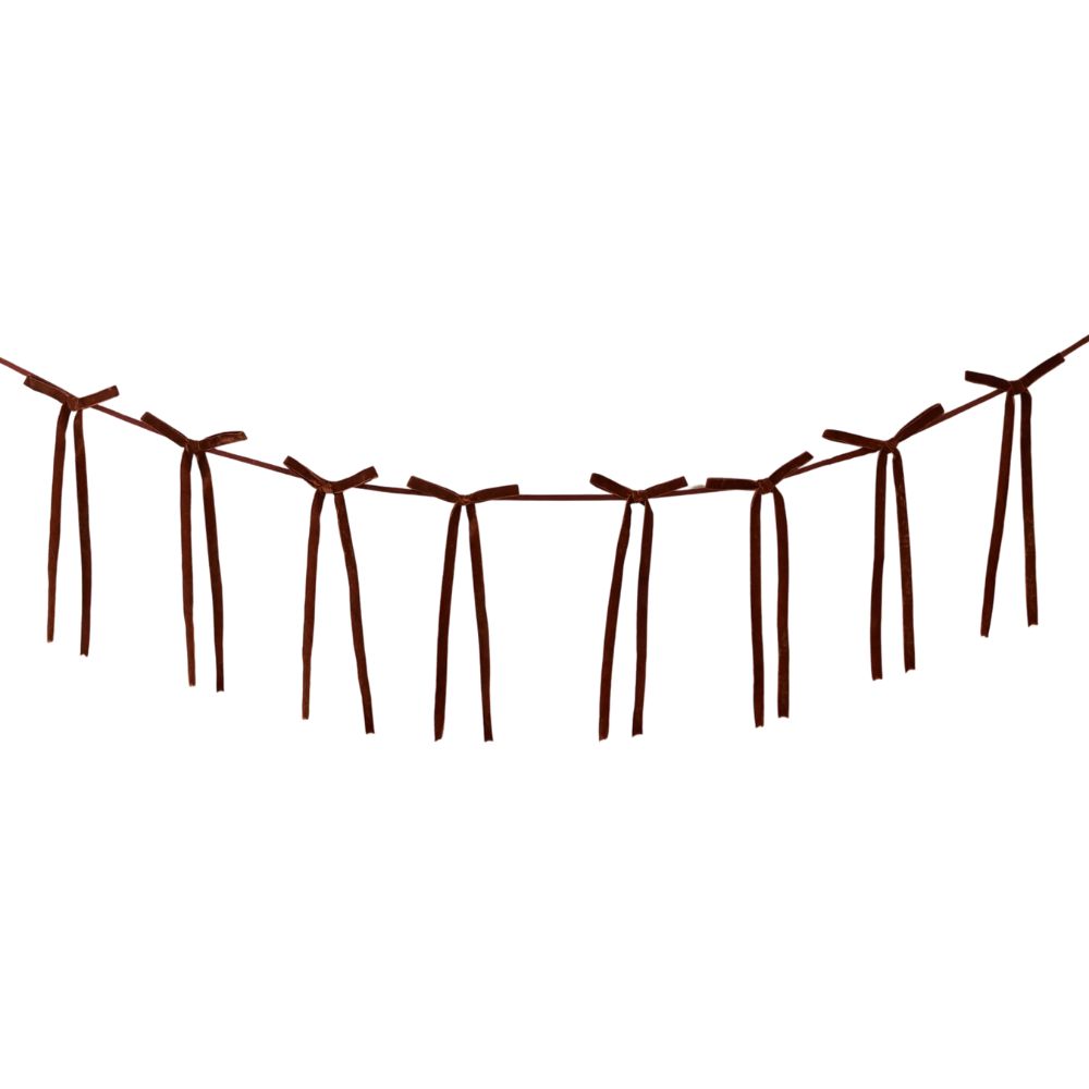 Danita Sangria Velvet Garland