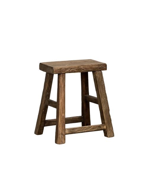 Elm Wood Stool - Natural
