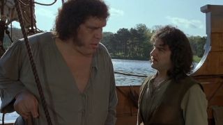 Fezzik and Inigo talking on the ship in The Princess Bride
