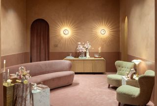 The interiors of Pandora's VIP Salon in SoHo, New York