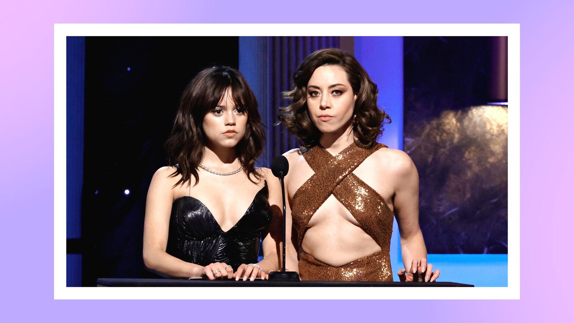 Jenna Ortega and Aubrey Plaza had the audience howling over their pair