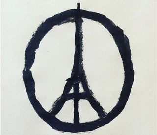 Jean Jullien's Peace for Paris became a symbol of solidarity with the victims of the attacks