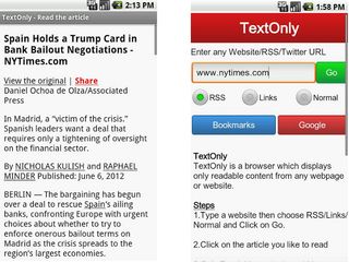 Use a light browser (TextOnly)