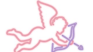 Pink, Carmine, Magenta, Symbol, Fish, Wing, Mythical creature, Fin, Tail,
