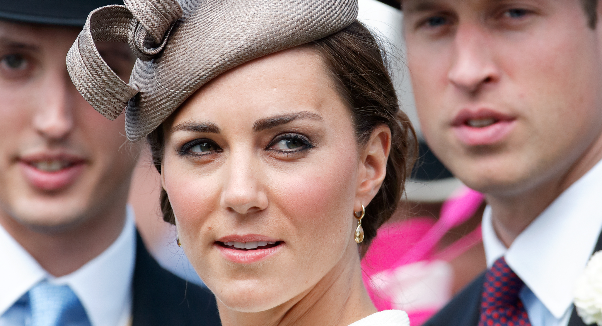 Kate Middleton and Prince William, Duke of Cambridge attend Derby Day during the Investec Derby Festival at Epsom racecourse on June 4, 2011 in Epsom, England