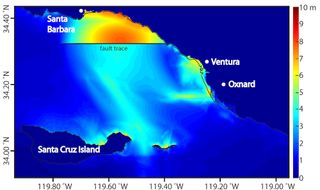 Regional Peak Tsunami Map