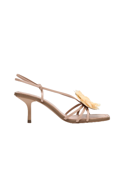 ZARA, Flower Heeled Sandals