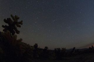 Astrophotographer Jason Hullinger took some photos of the Leonid meteor shower on November 17, 2012 in Joshua Tree National Park, CA.