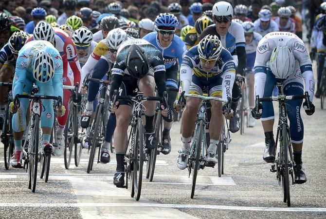 The final dash to the line