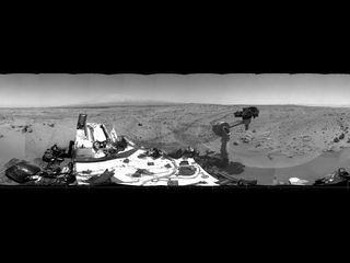 Curiosity's Location During First Scooping