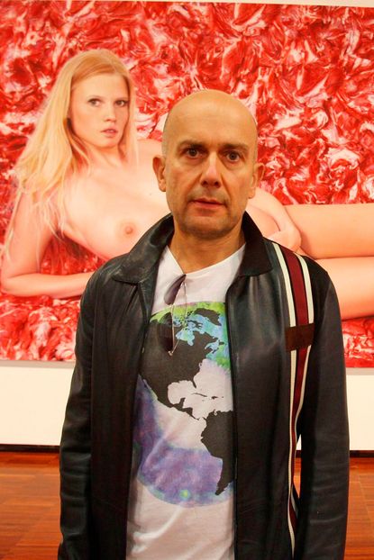 Lara Stone has been immortalised in a painting by Marc Quinn