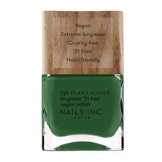 Nails.INC 73% Plant Power in shade Wipe The Slate Green 