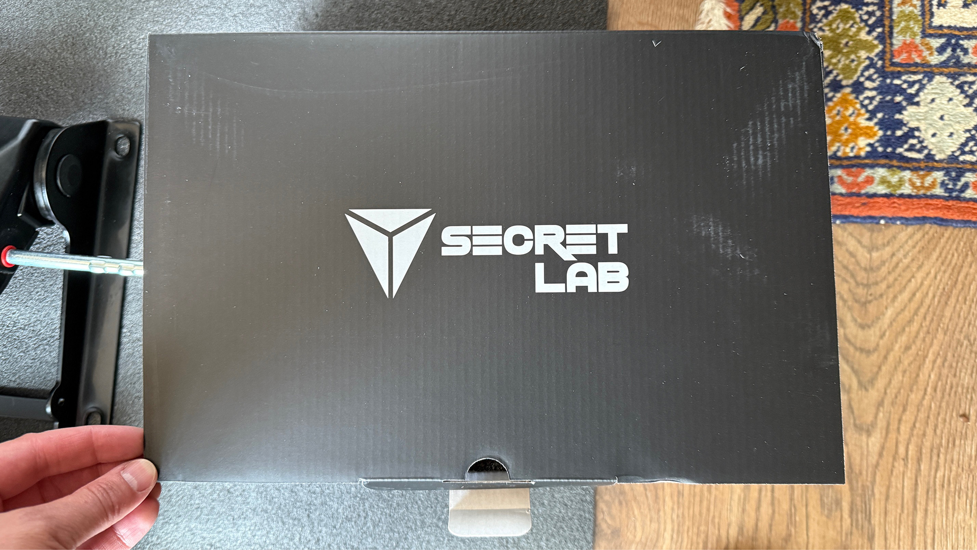 A Secret Lab box.
