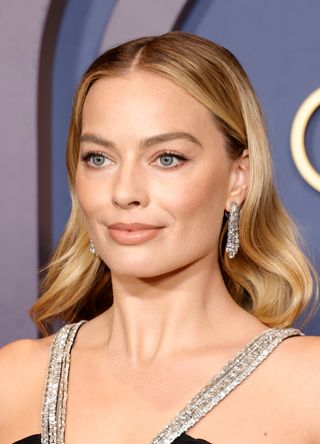 Margot Robbie attends the Academy Of Motion Picture Arts & Sciences' 14th Annual Governors Awards at The Ray Dolby Ballroom on January 09, 2024 in Hollywood, California