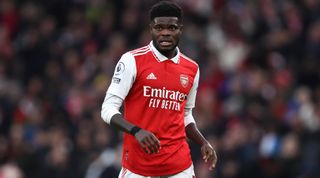Thomas Partey of Arsenal during a match