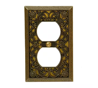 french outlet cover plate