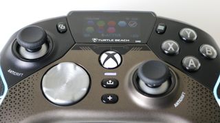 The Turtle Beach Stealth Ultra's 1.5-inch color LCD screen