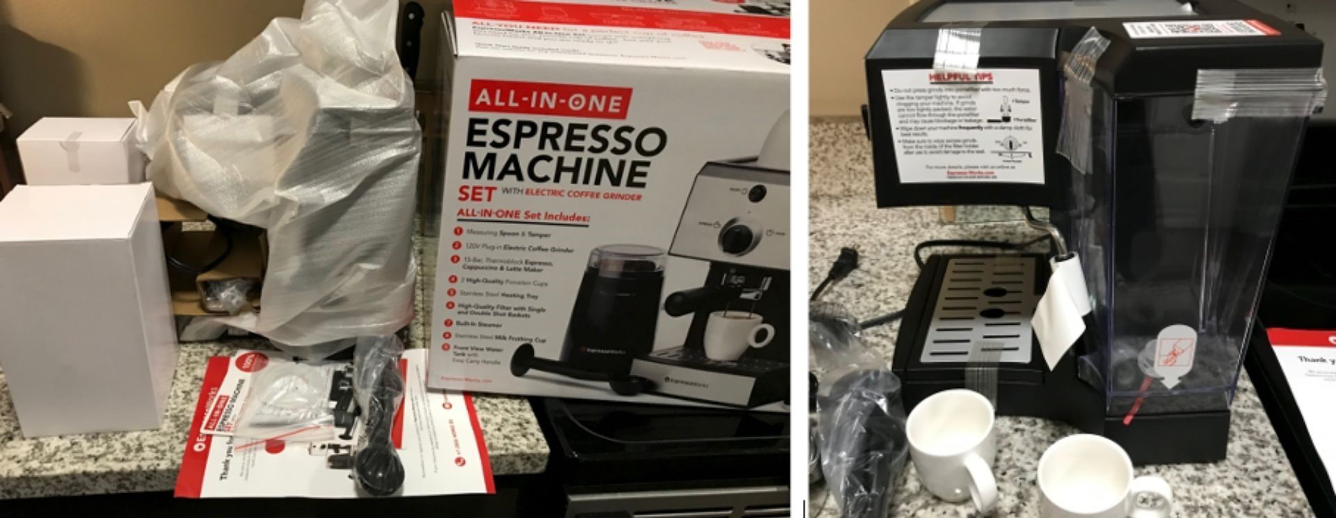 EspressoWorks AllinOne Espresso Machine review Real Homes