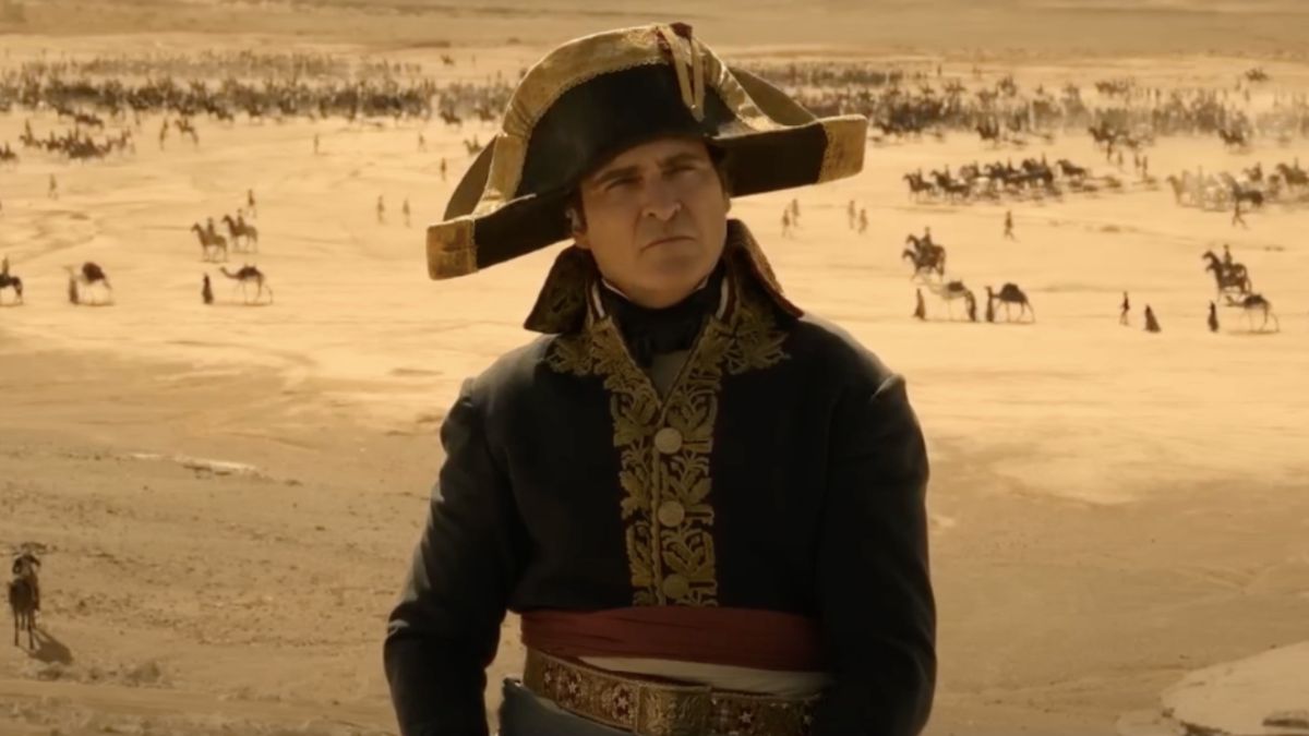 Joaquin Phoenix as Napoleon in Ridley Scott&#039;s Napoleon