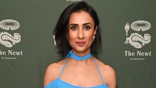 Anita Rani attends Vanity Fair and The Newt in Somerset's celebration of The RHS Chelsea Flower Show on May 21, 2024