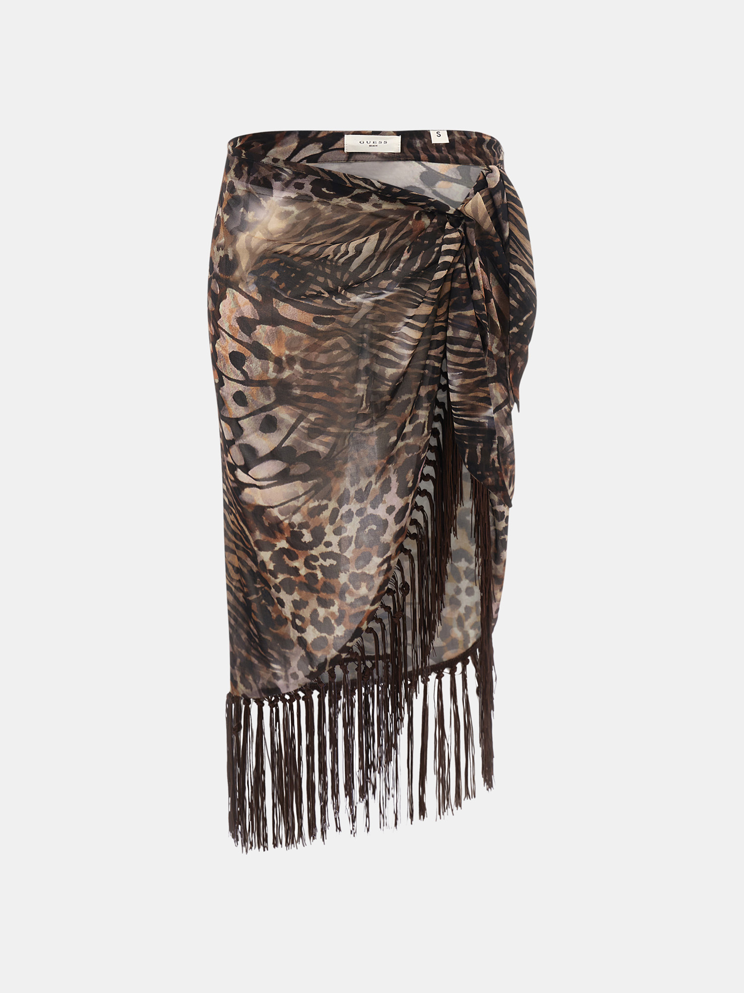 Guess, Eco Printed Sarong Swim Cover-Up