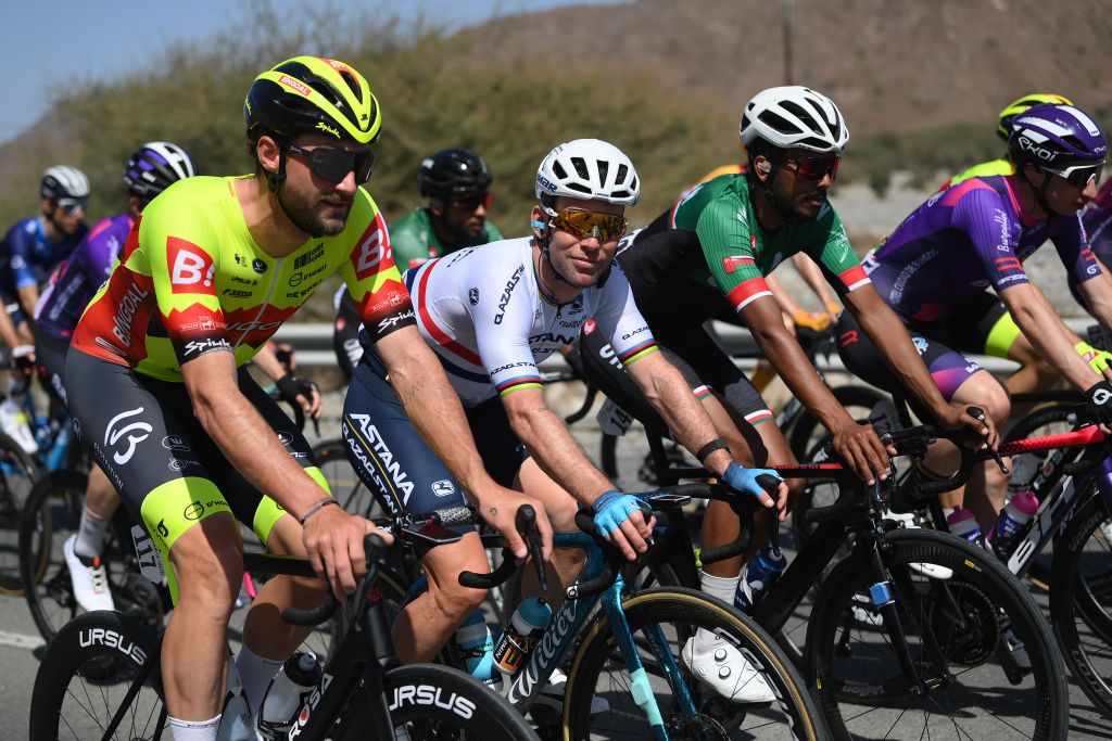 Mark Cavendish is back racing at the Tour of Oman