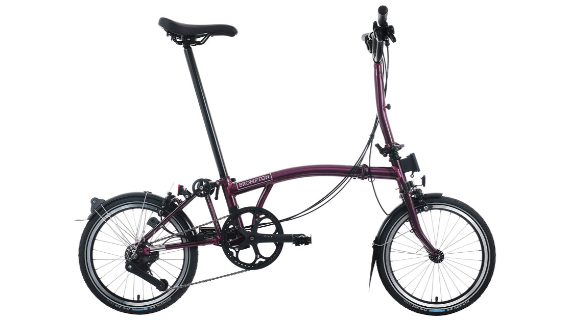 Brompton Electric C Line on a white background